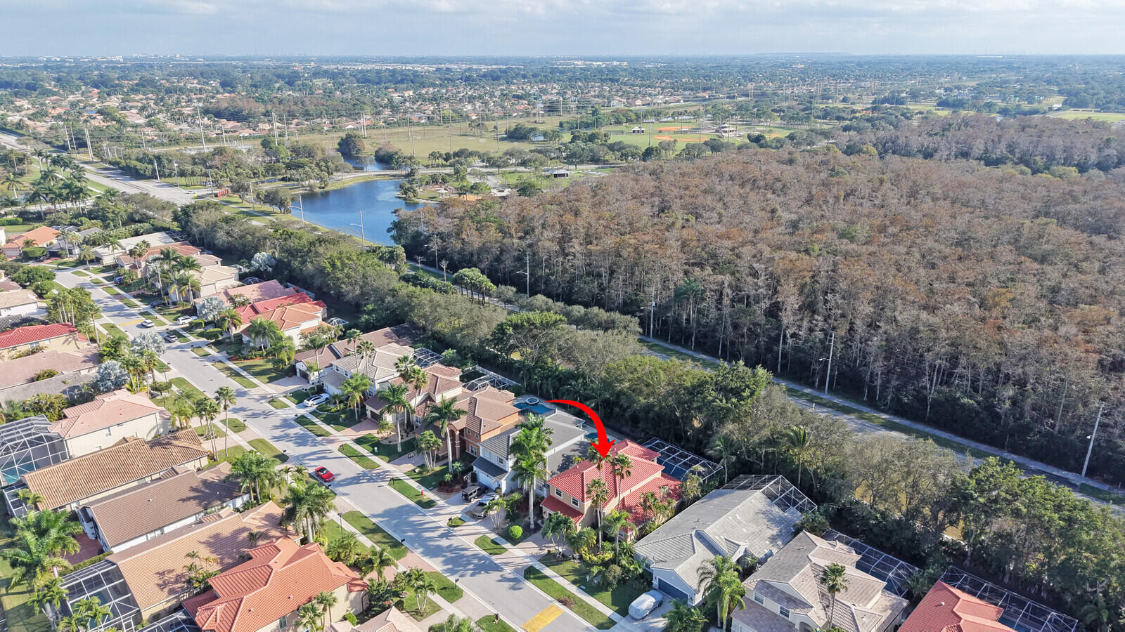 11403 Sea Grass Circle Boca Raton, FL 33498 - Photo 61 of 63 Aerial View