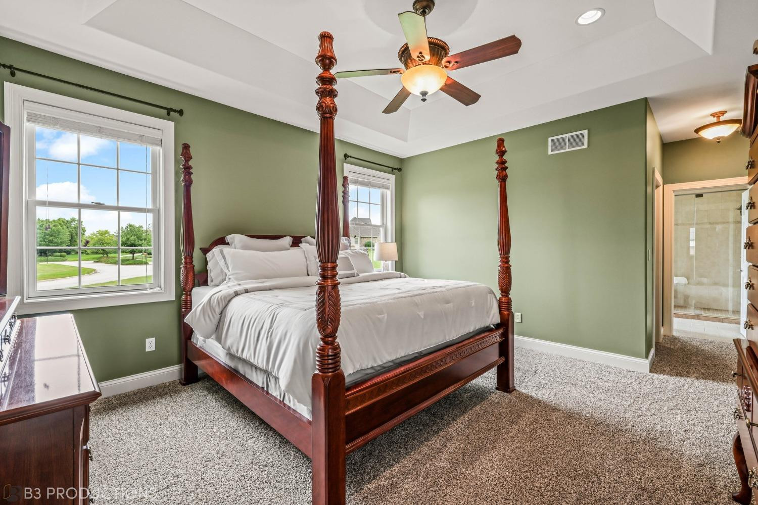 1825 Bramble Trace Chesterton, IN 46304 - Photo 13 of 30 a bedroom with a bed and a window