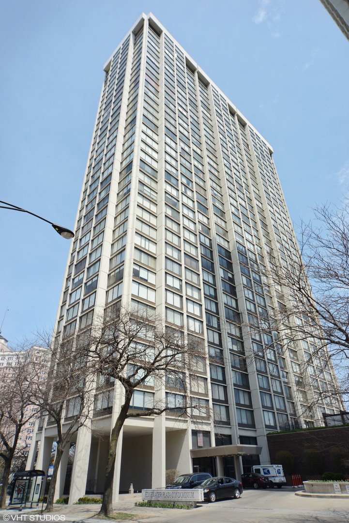 a front view of a building