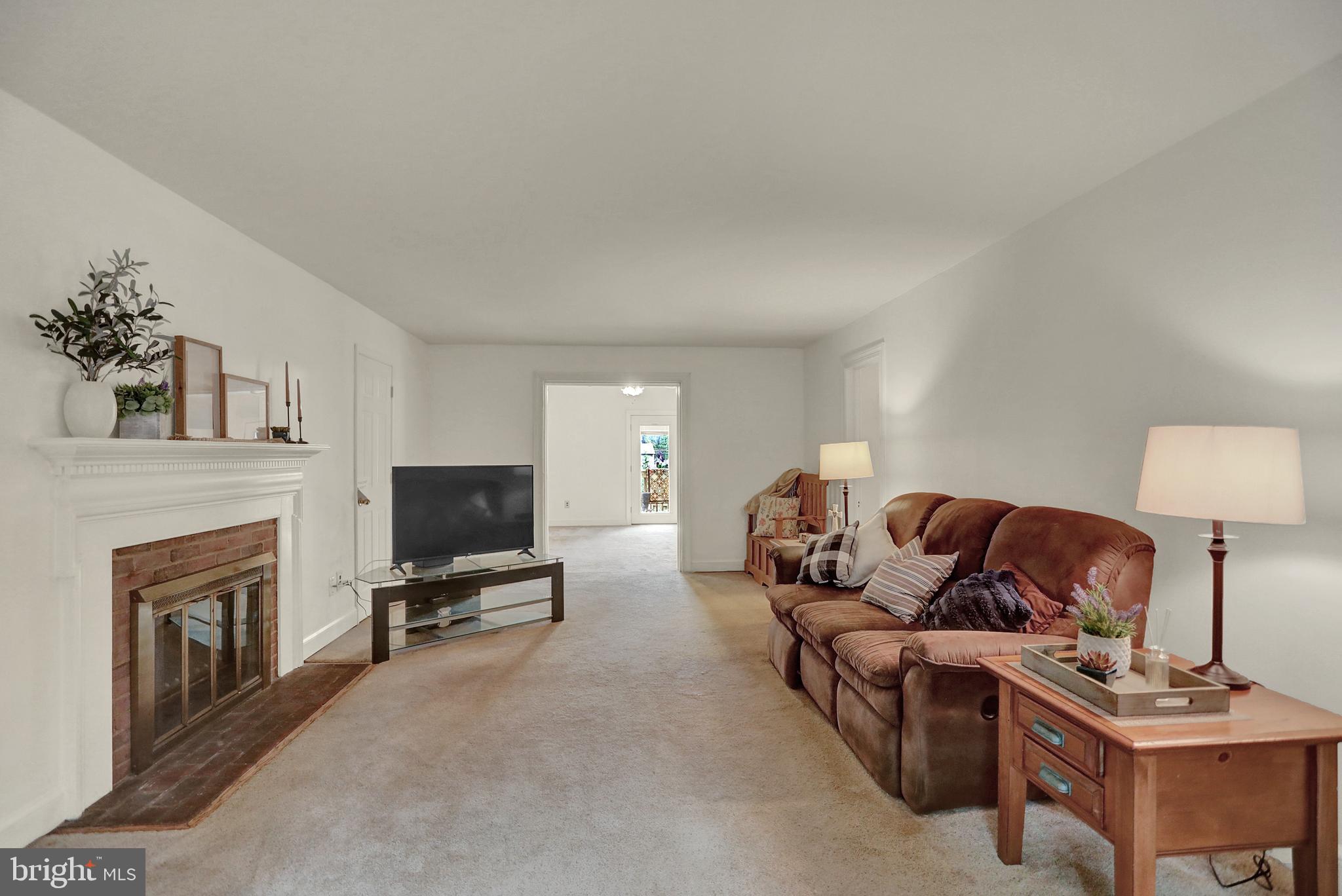 226 West Timonium Road Lutherville-Timonium, MD 21093 - Photo 12 of 56 Spacious Family Room with Wood Burning Fireplace