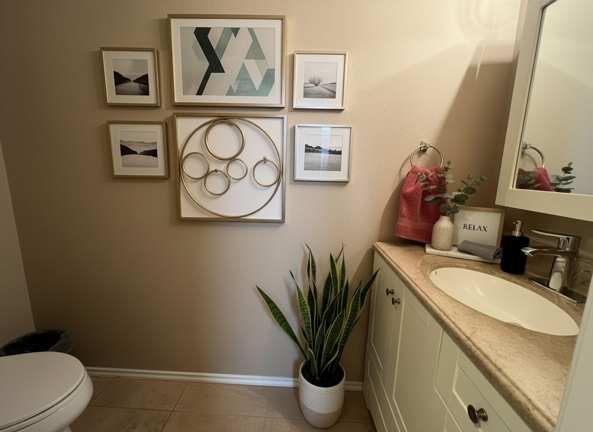 17705 Mahonia Lane Elgin, TX 78621 - Photo 9 of 35 a bathroom with a toilet and a sink