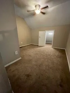en view of an empty room