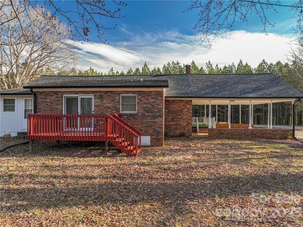 2496 Shoal Road Crouse, NC 28033 - Photo 28 of 29 a view of a house with a yard and wooden fence