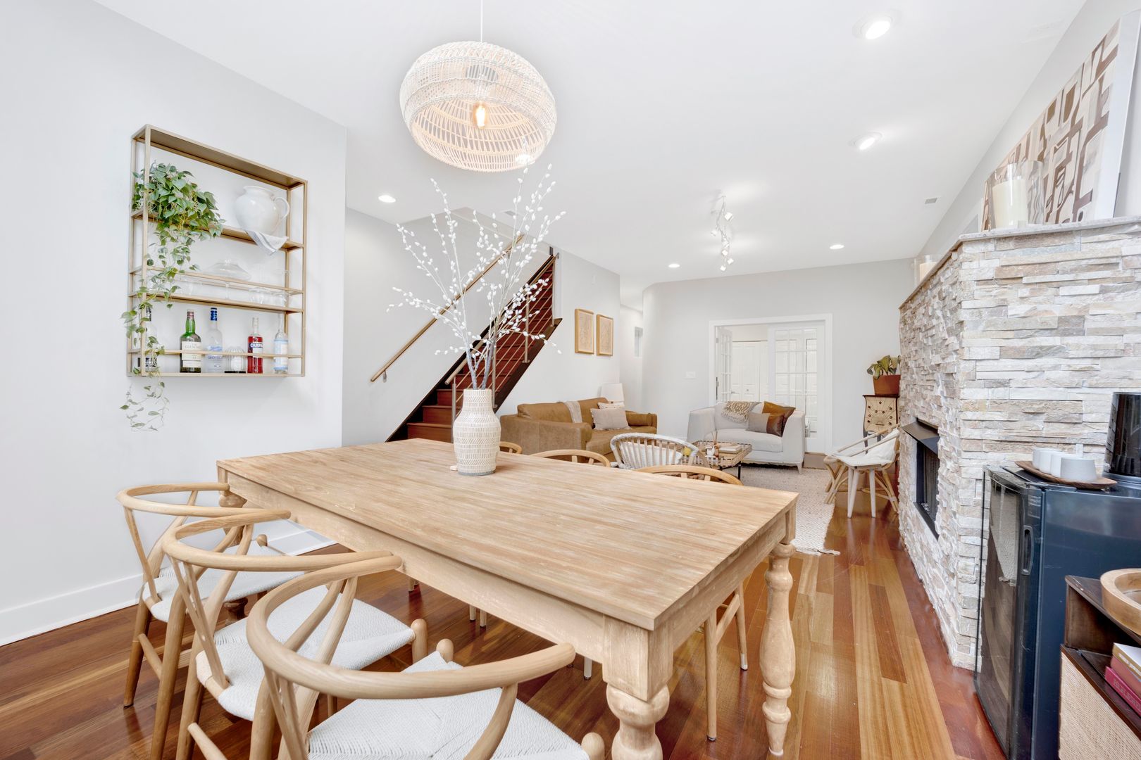 1531 West Fry Street, Unit 1 Chicago, IL 60642 - Photo 16 of 25 a view of a dining room with furniture
