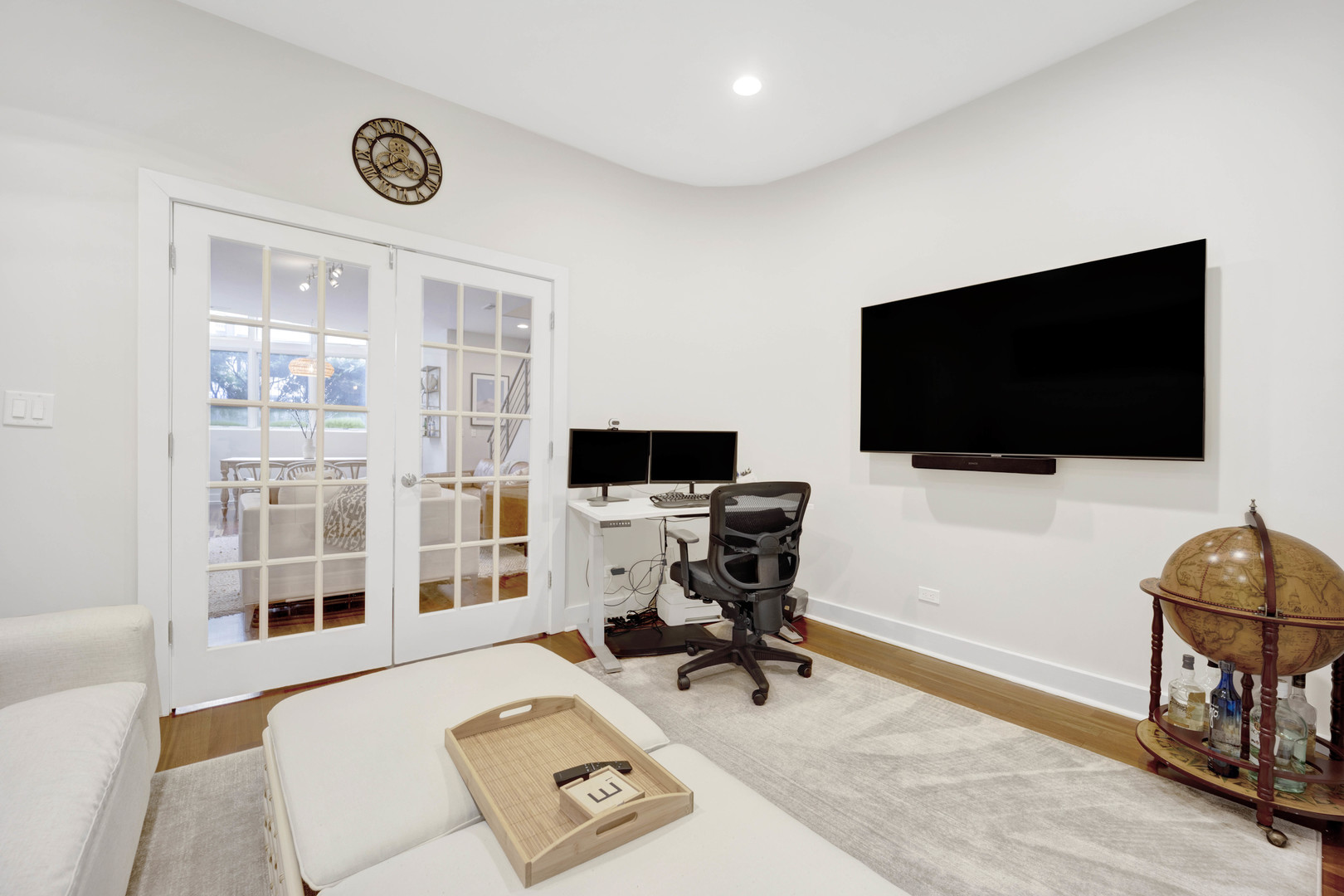 1531 West Fry Street, Unit 1 Chicago, IL 60642 - Photo 20 of 25 a view of a livingroom with workspace and a window