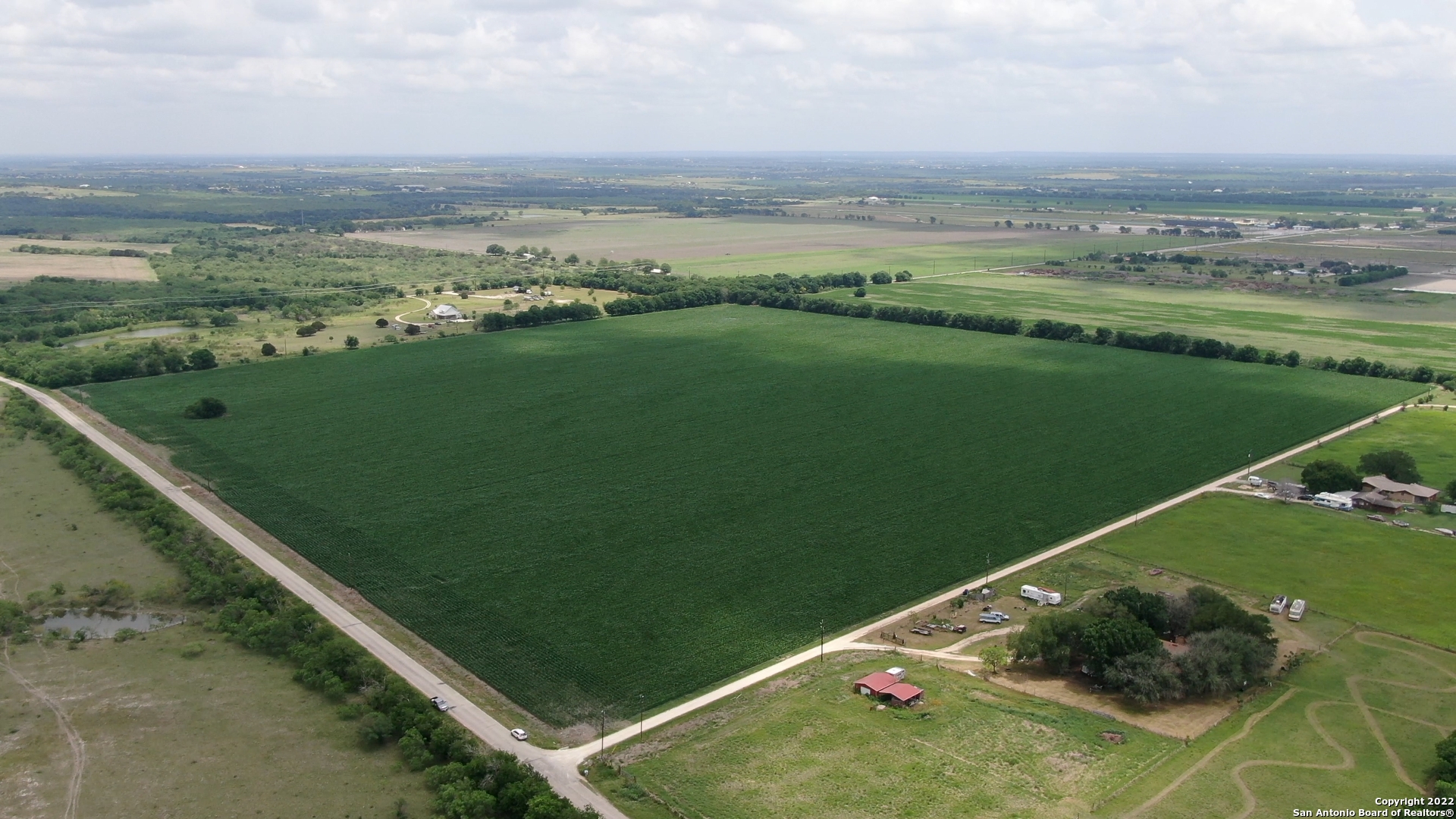 an aerial view of a football ground