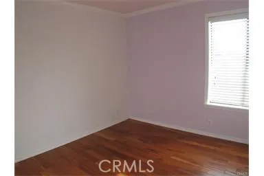 a view of a window in an empty room