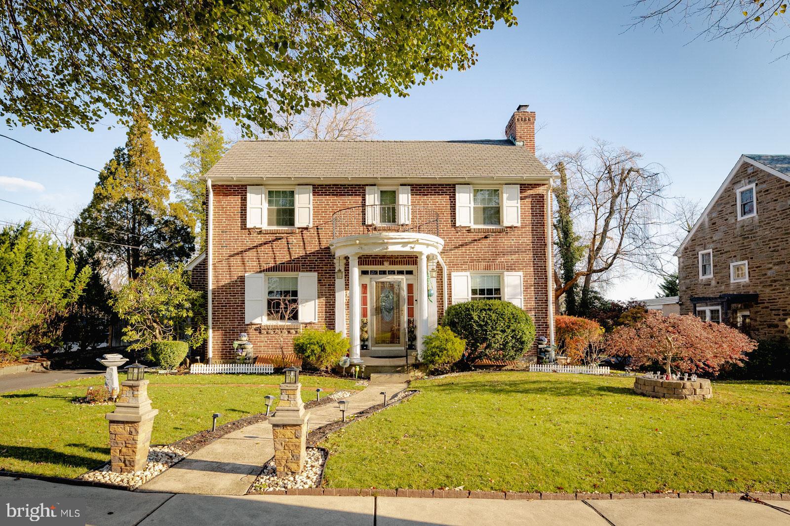637 Croyden Road Cheltenham, PA 19012 - Photo 1 of 48 a front view of a house with garden