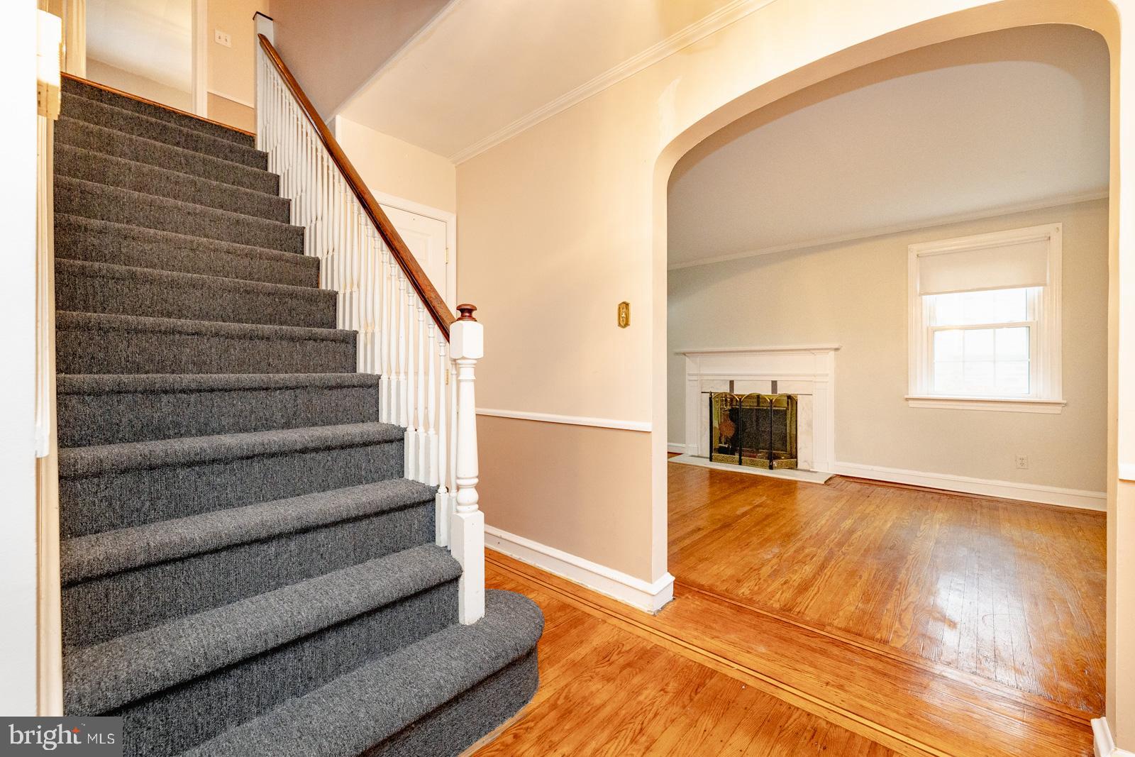 637 Croyden Road Cheltenham, PA 19012 - Photo 14 of 48 a view of entryway and hall with wooden floor