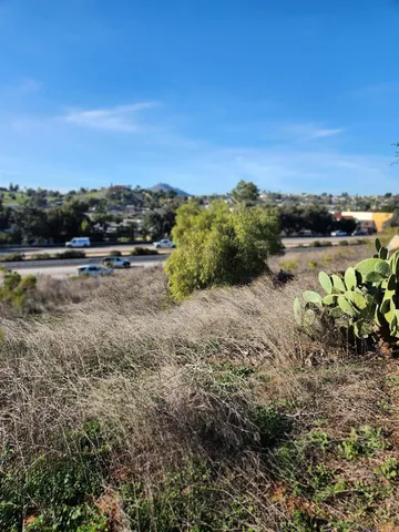 a view of a lake with a mountain in the background