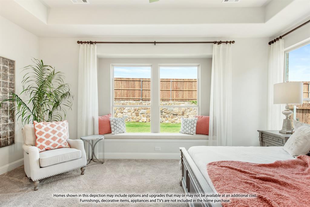 5610 Rutherford Drive Midlothian, TX 76065 - Photo 21 of 26 a bedroom with a bed and a couch