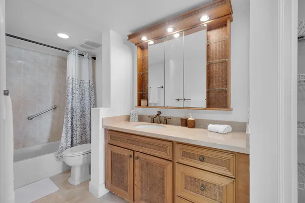 an aerial view of a houses with outdoor space