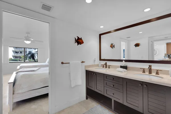 a view of a balcony and chairs