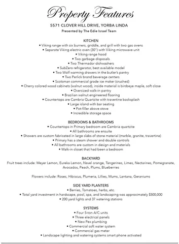 $3,499,000 | 5571 Clover Hill Drive, Yorba Linda, CA 92886