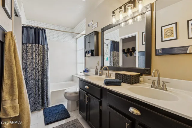 a bathroom with a sink a toilet a shower and a mirror