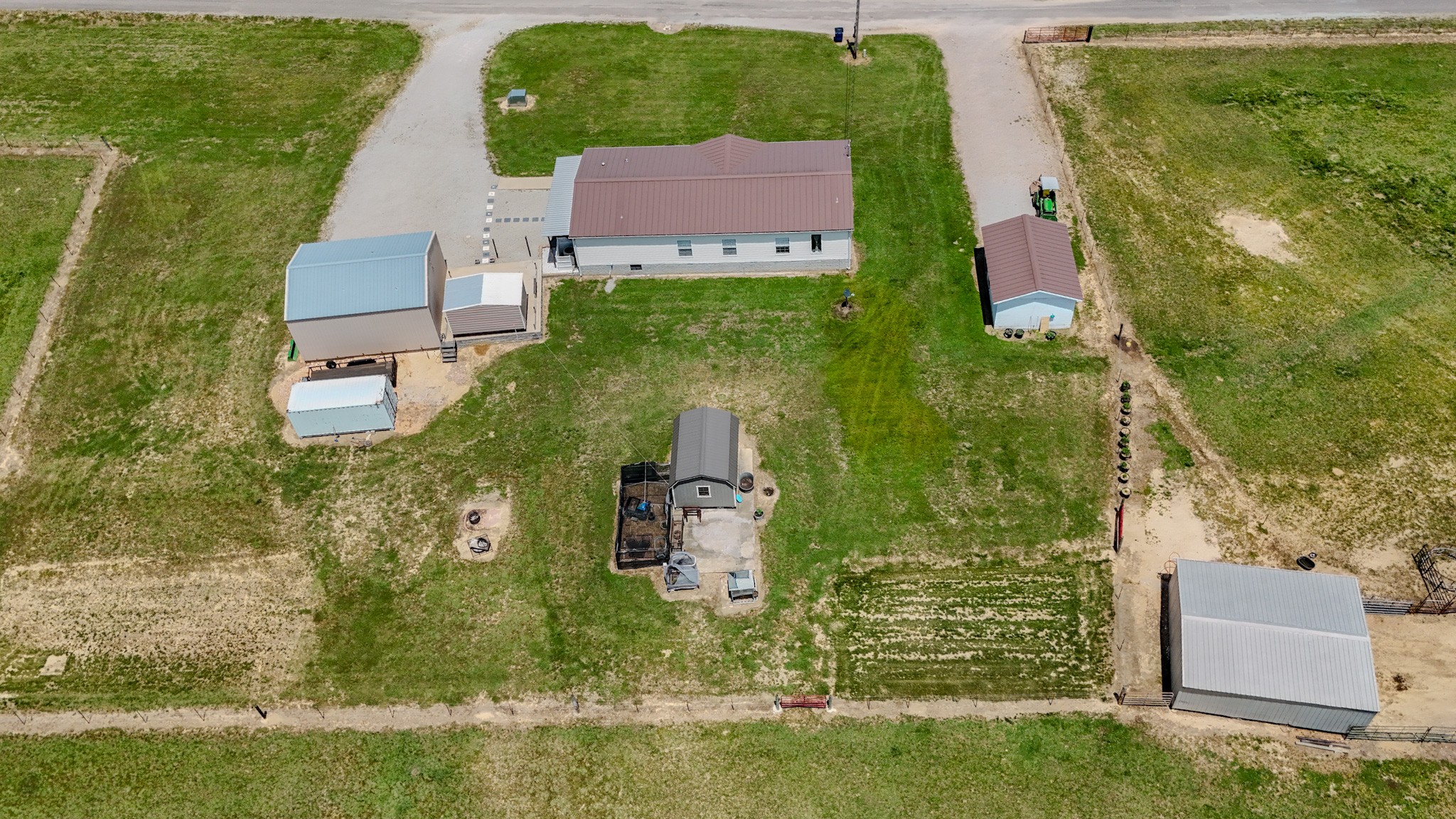 1198 David Patterson Road Lutts, TN 38471 - Photo 38 of 82 an aerial view of house with yard swimming pool and outdoor seating