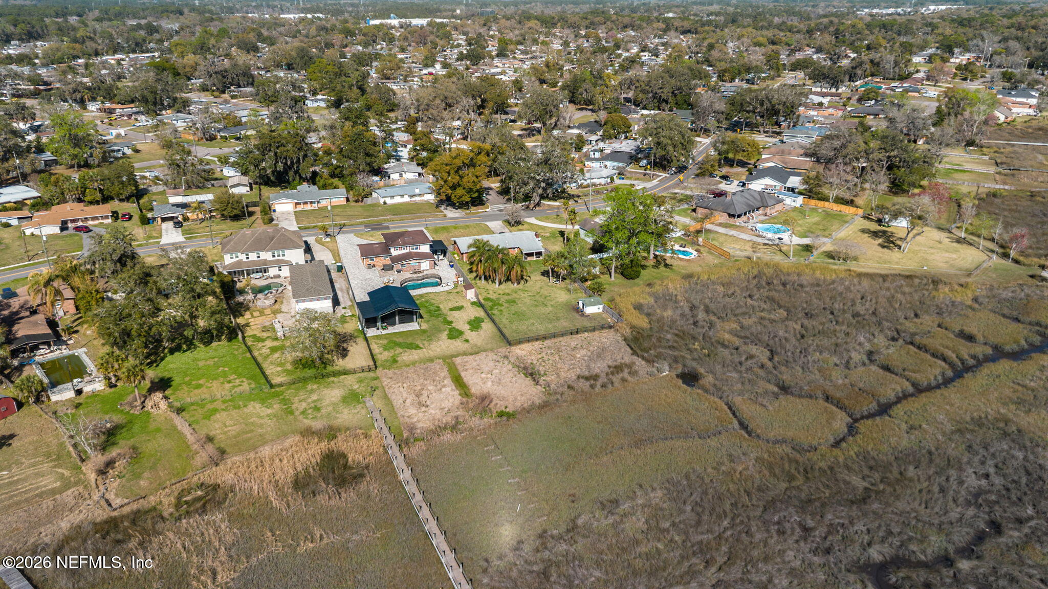 284 Baisden Road Jacksonville, FL 32218 - Photo 8 of 39 an aerial view of residential houses with outdoor space