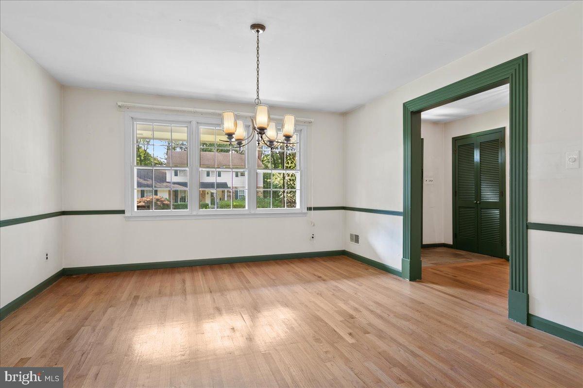 2539 Raven Road Wilmington, DE 19810 - Photo 17 of 39 Formal dining room with hardwood floor