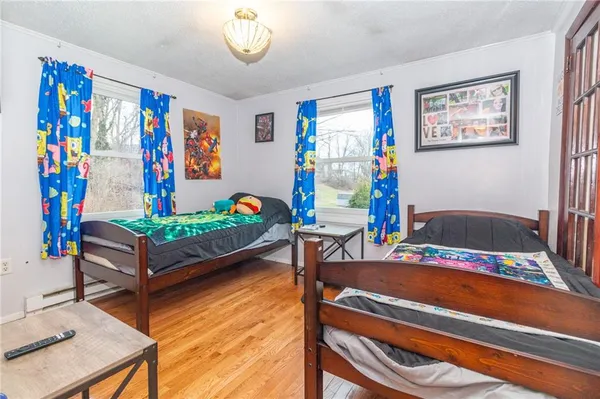 a bed room with furniture and a couch