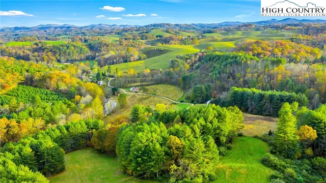 a view of a town with houses