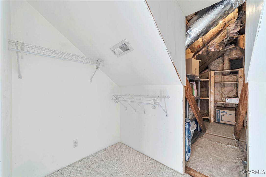 1908 Seddon Road Richmond, VA 23227 - Photo 33 of 34 Walk in closet featuring visible vents, carpet flo