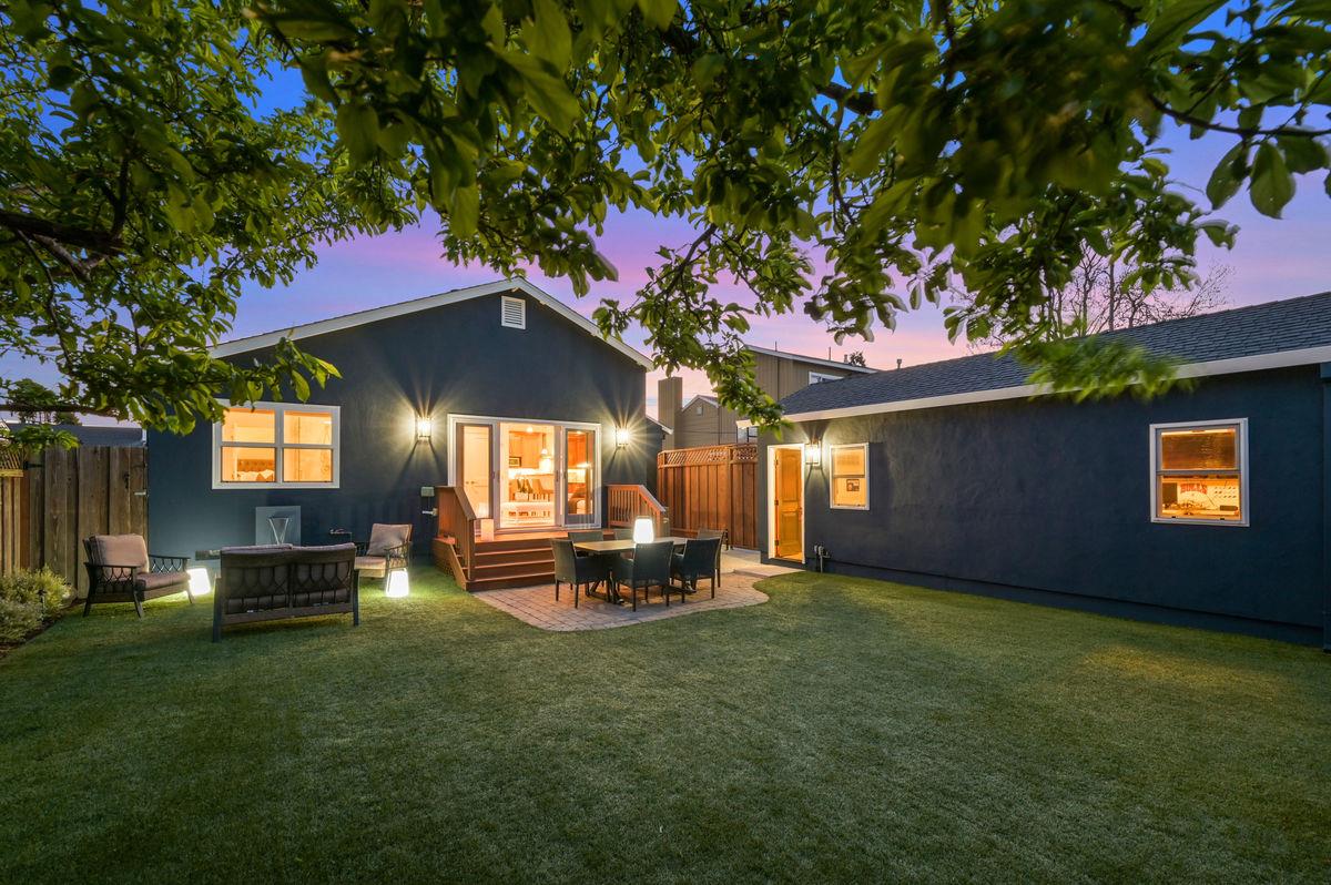 120 Ottawa Street San Mateo, CA 94401 - Photo 16 of 20 a front view of a house with a garden