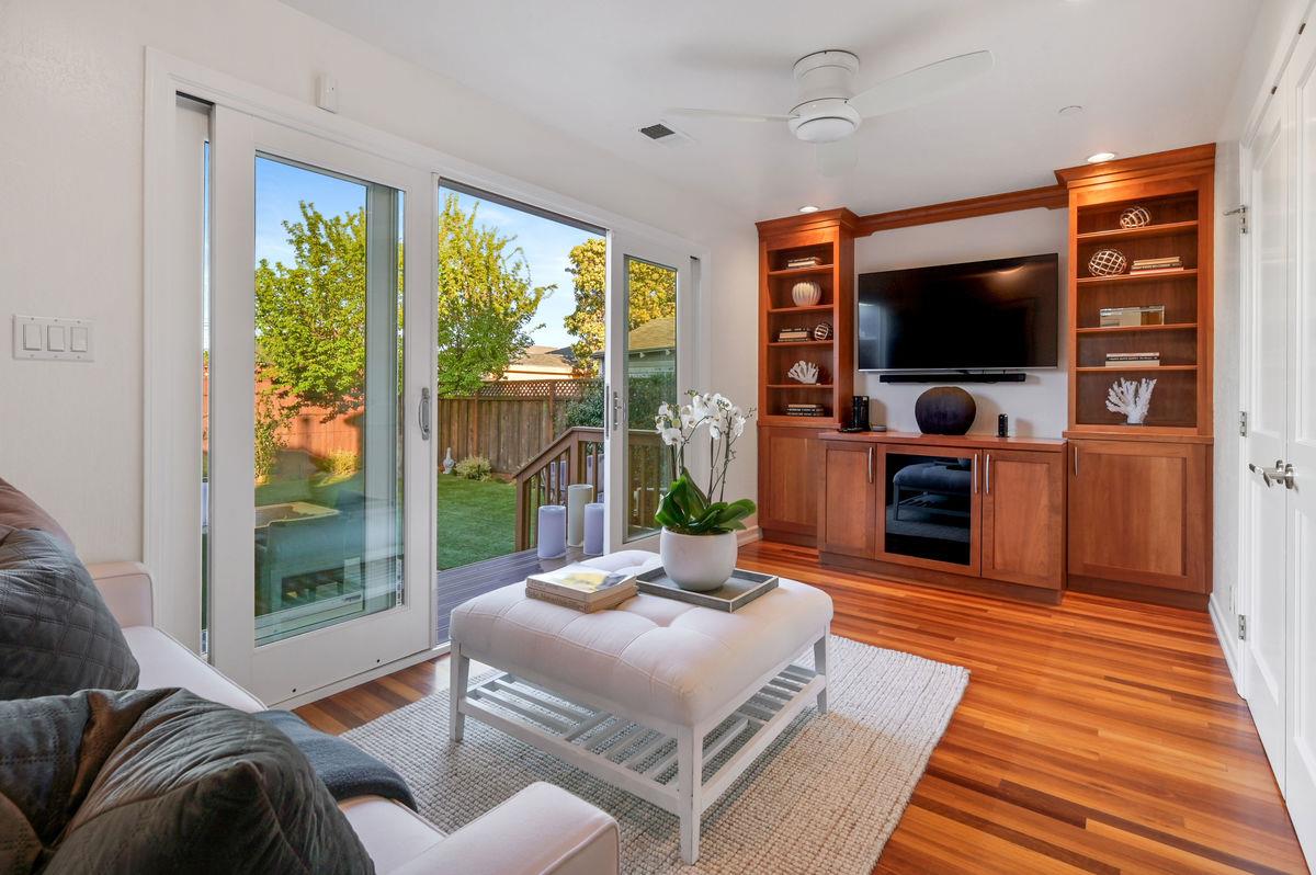 120 Ottawa Street San Mateo, CA 94401 - Photo 9 of 20 a living room with furniture and a flat screen tv