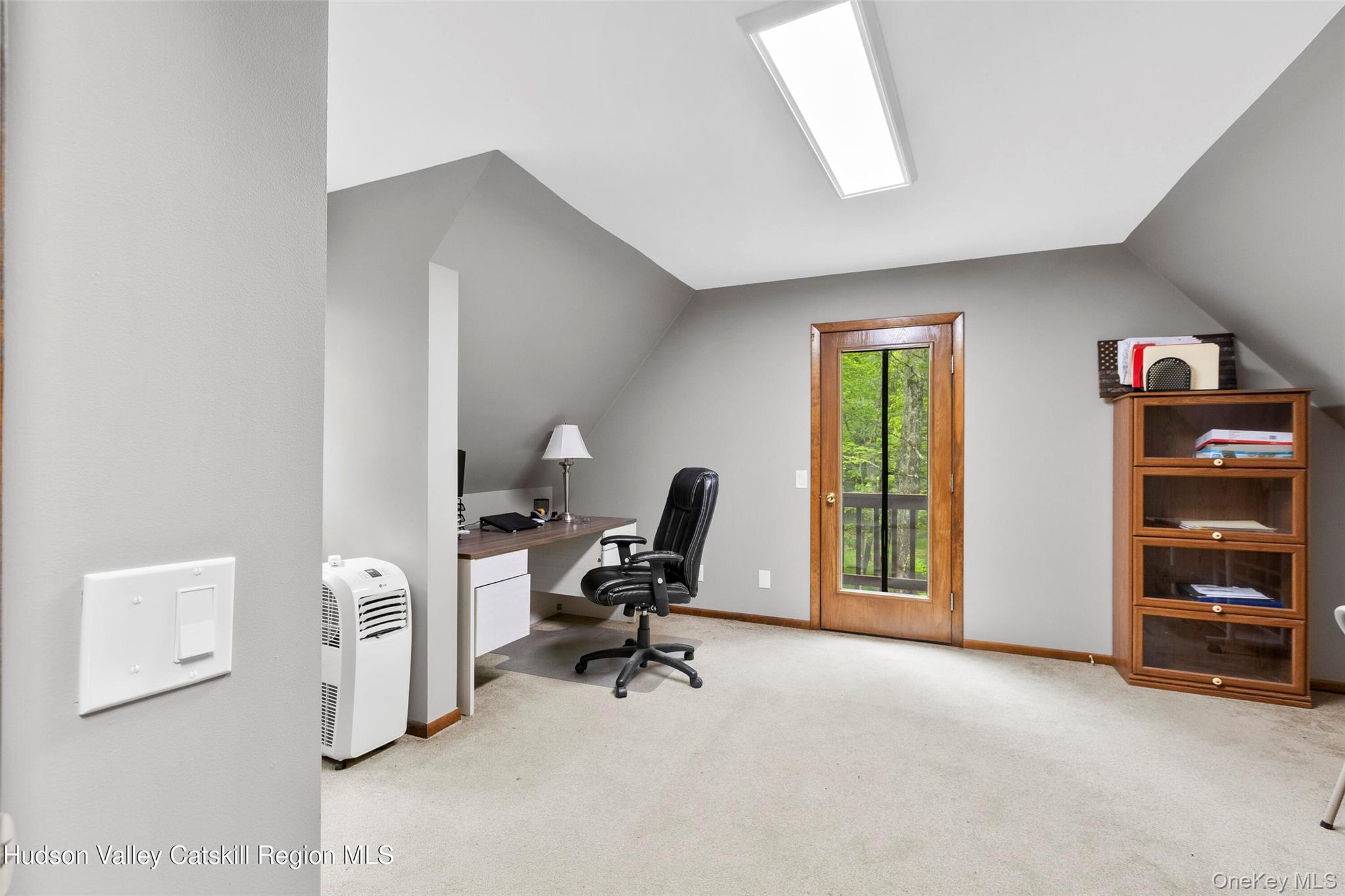 48 Deer Park Road Cairo, NY 12473 - Photo 21 of 33 a view of a workspace with furniture and a window