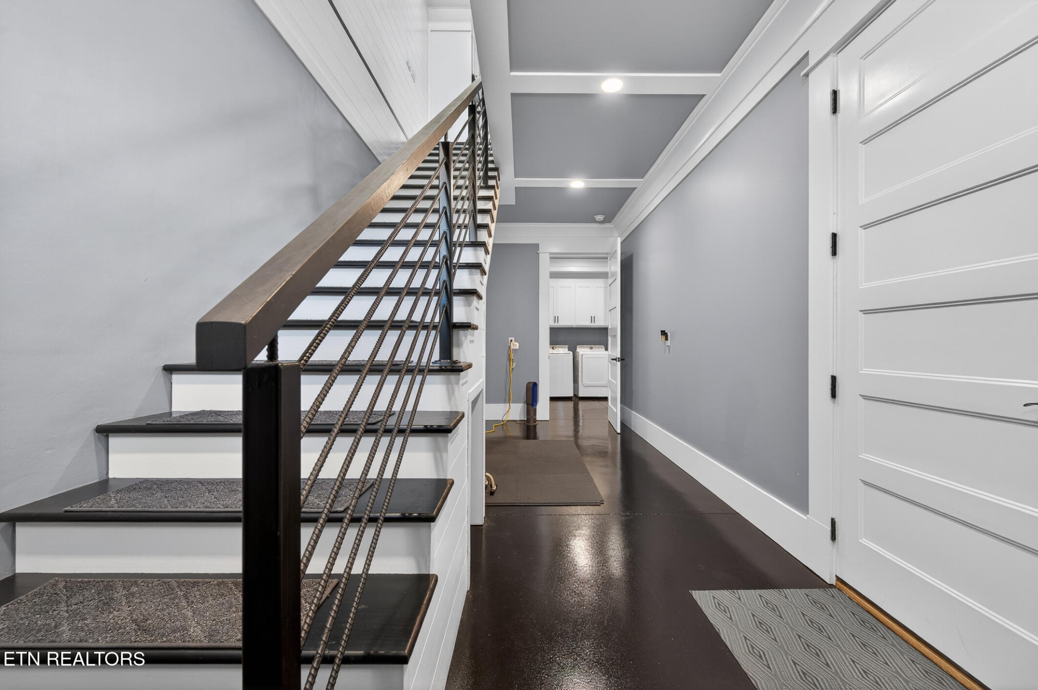 6161 Hiawatha Road Morristown, TN 37814 - Photo 3 of 48 a view of entryway with stairs and wooden floor