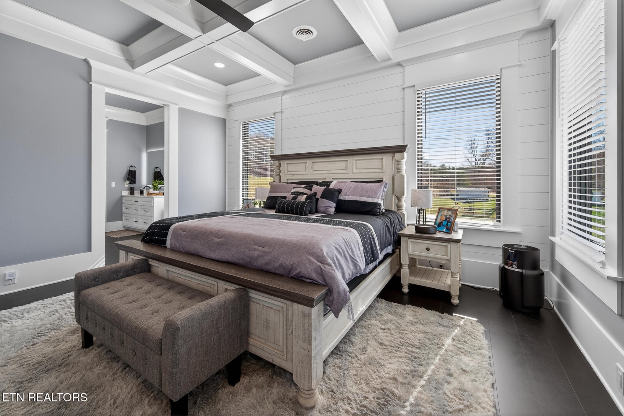 6161 Hiawatha Road Morristown, TN 37814 - Photo 36 of 48 a bedroom with a bed couch and windows