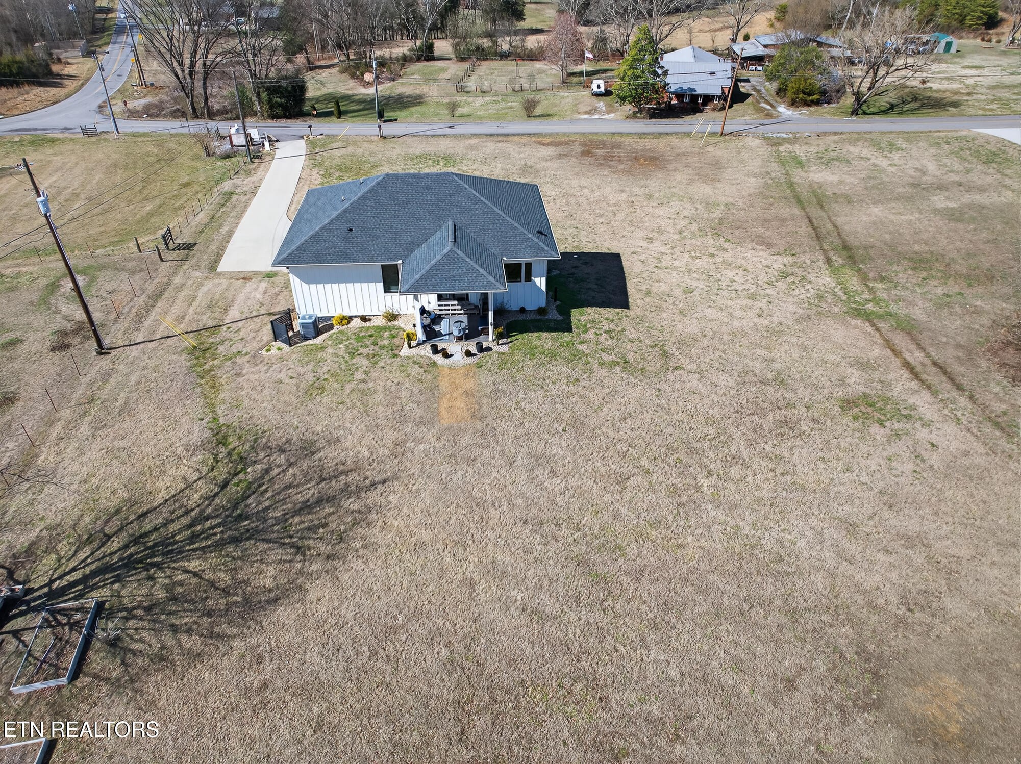 6161 Hiawatha Road Morristown, TN 37814 - Photo 46 of 48 an aerial view of residential houses with outdoor space
