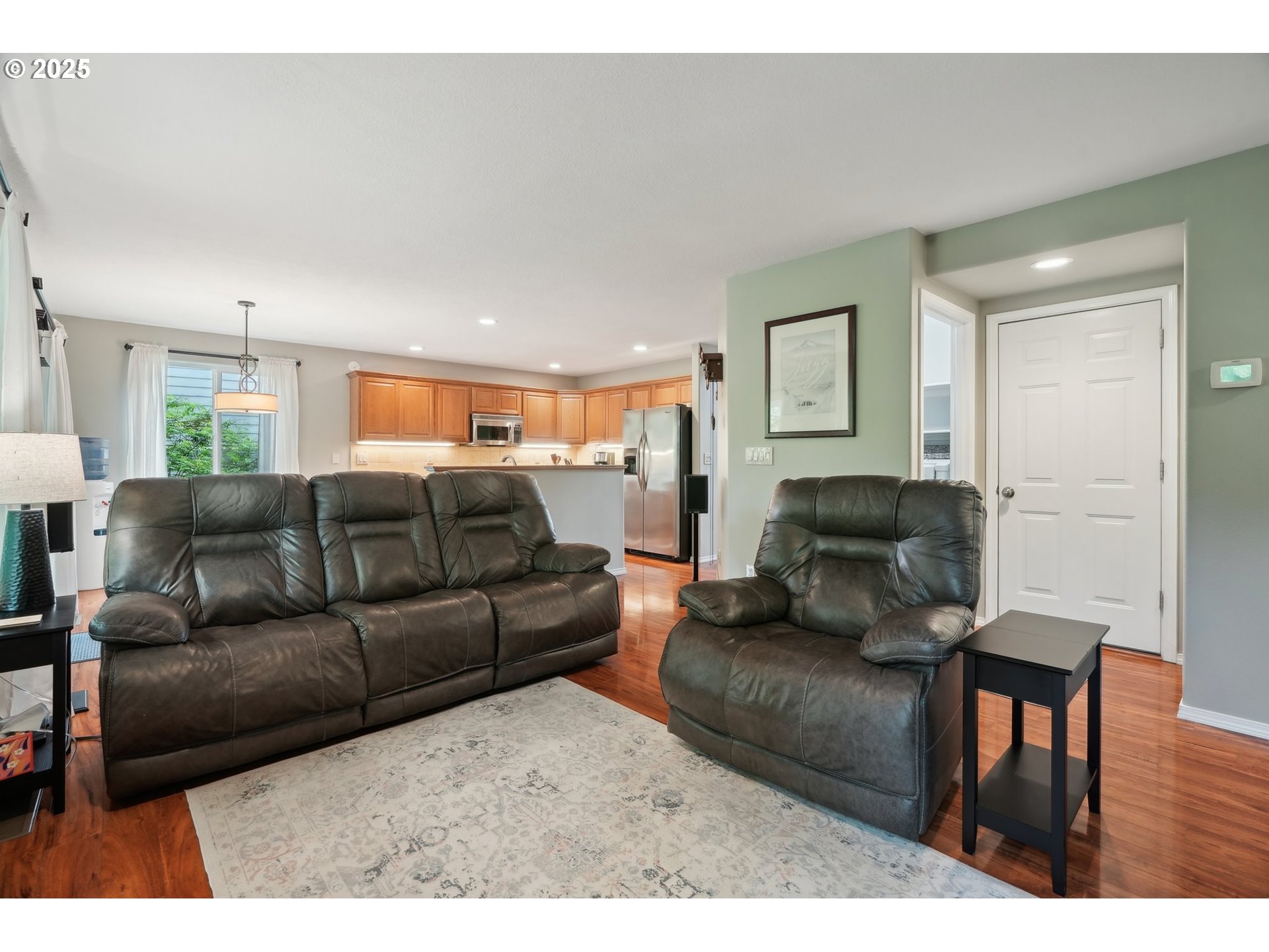 4709 Southeast Antelope Hills Gresham, OR 97080 - Photo 21 of 48 a living room with furniture and a wooden floor