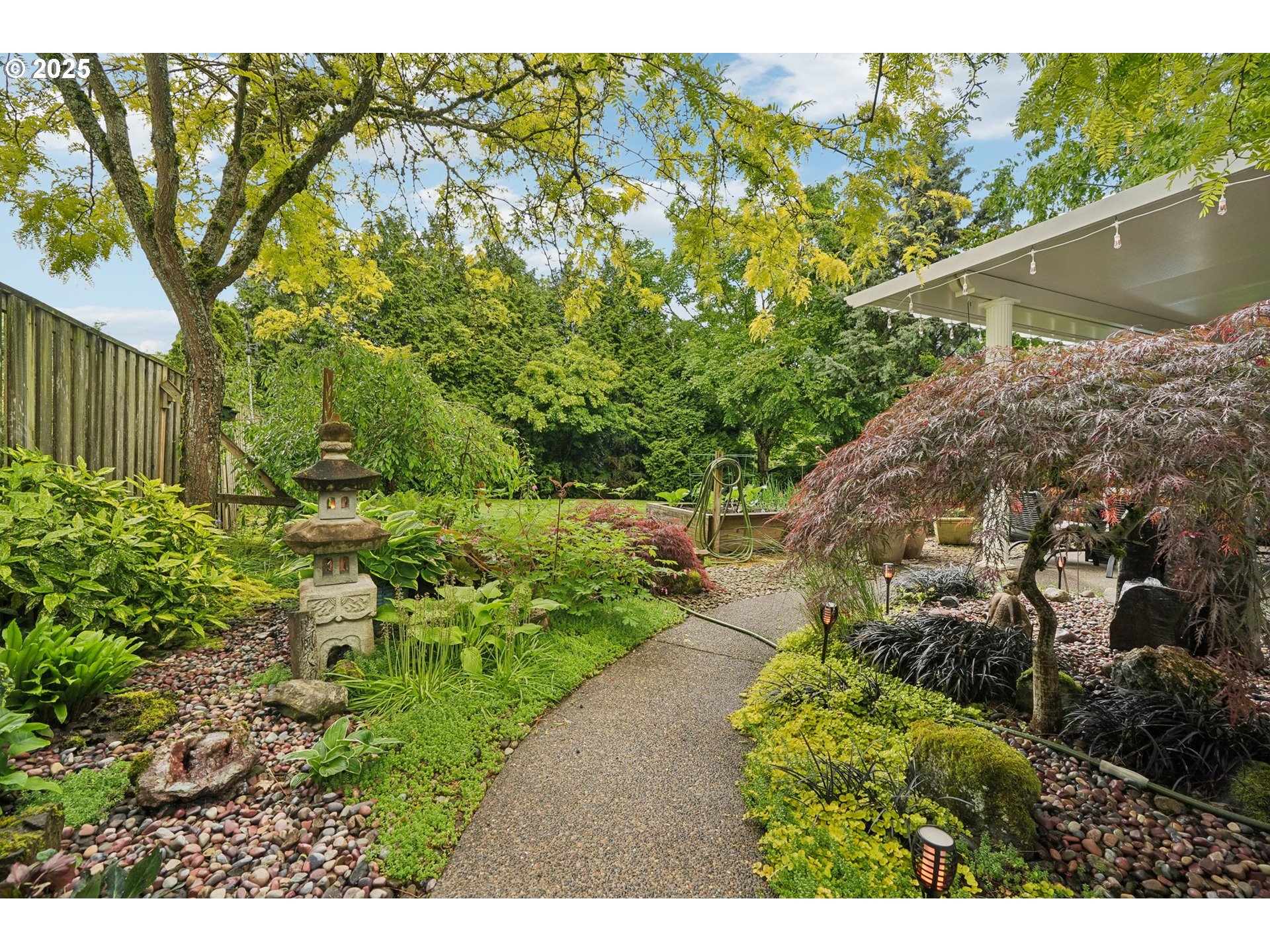 4709 Southeast Antelope Hills Gresham, OR 97080 - Photo 43 of 48 a view of a yard with plants and large trees