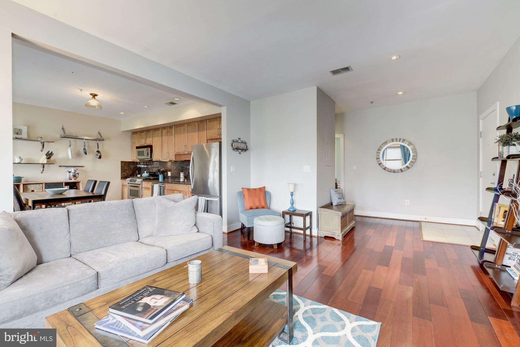 1309 Park Road Northwest, Unit 301 Washington, DC 20010 - Photo 2 of 23 Beautiful Brazilian cherry floors in living areas