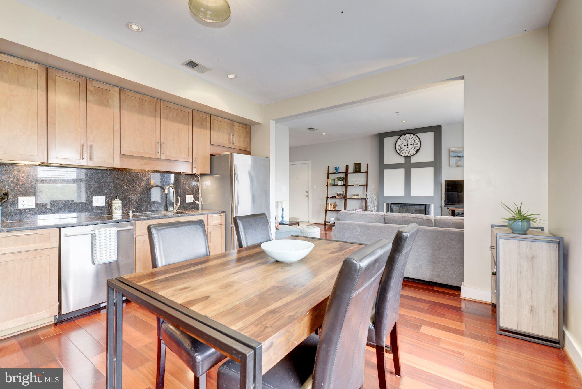 1309 Park Road Northwest, Unit 301 Washington, DC 20010 - Photo 4 of 23 Kitchen/Dining area perfect for entertaining