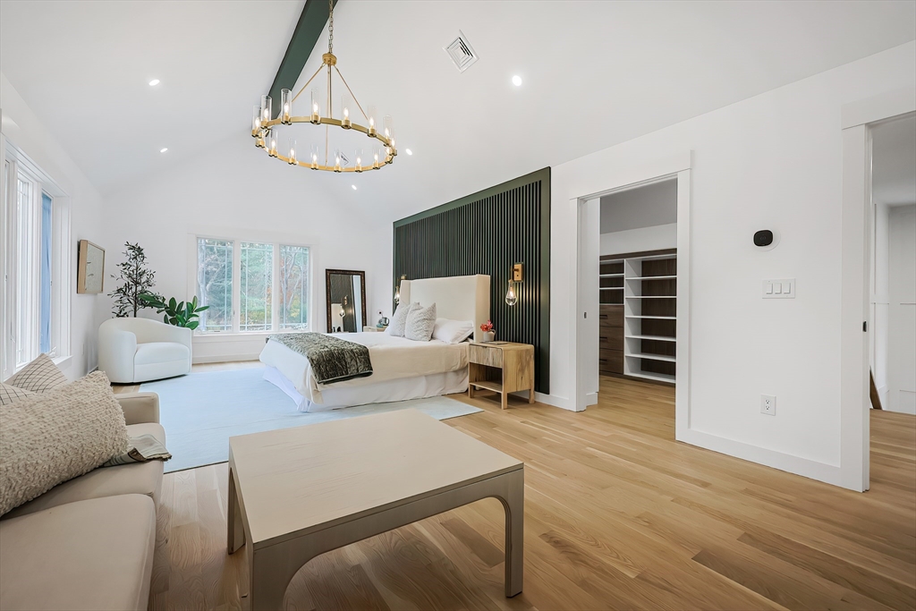 54 Spywood Road Sherborn, MA 01770 - Photo 23 of 42 a living room with furniture and a wooden floor