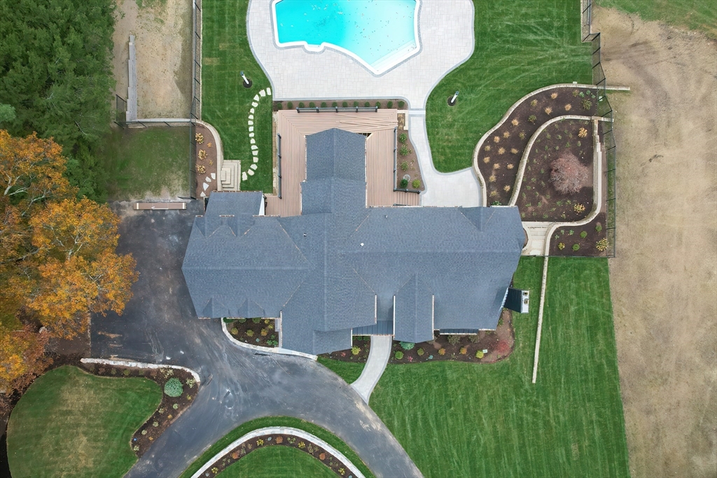 54 Spywood Road Sherborn, MA 01770 - Photo 39 of 42 an aerial view of a house with outdoor space