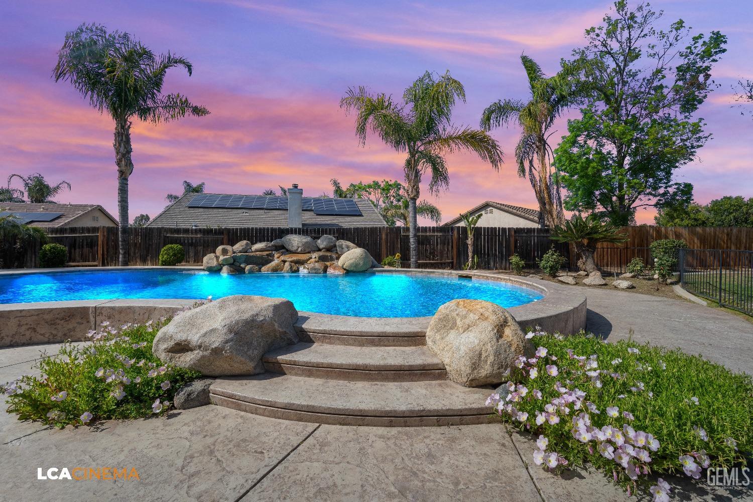 Undisclosed Address Bakersfield, CA 93312 - Photo 26 of 38 a view of a garden with a slide