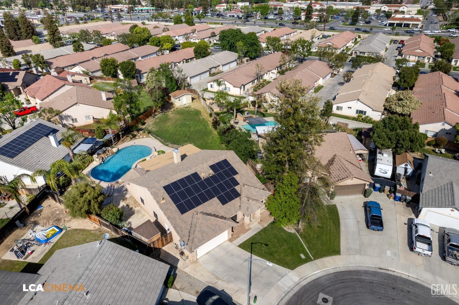 Undisclosed Address Bakersfield, CA 93312 - Photo 33 of 38 an aerial view of a houses with outdoor space