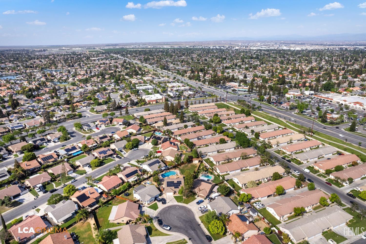 Undisclosed Address Bakersfield, CA 93312 - Photo 36 of 38 an aerial view of residential houses with outdoor space