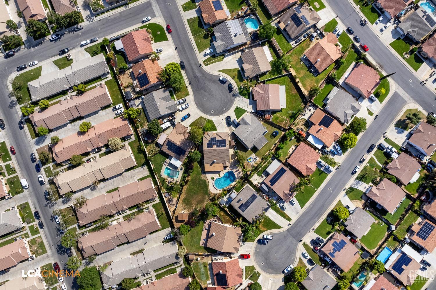 Undisclosed Address Bakersfield, CA 93312 - Photo 38 of 38 an aerial view of residential houses with outdoor space