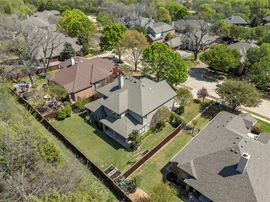 5143 Stream Crest Way Fairview, TX 75069 - Photo 34 of 35 Aerial perspective of suburban area