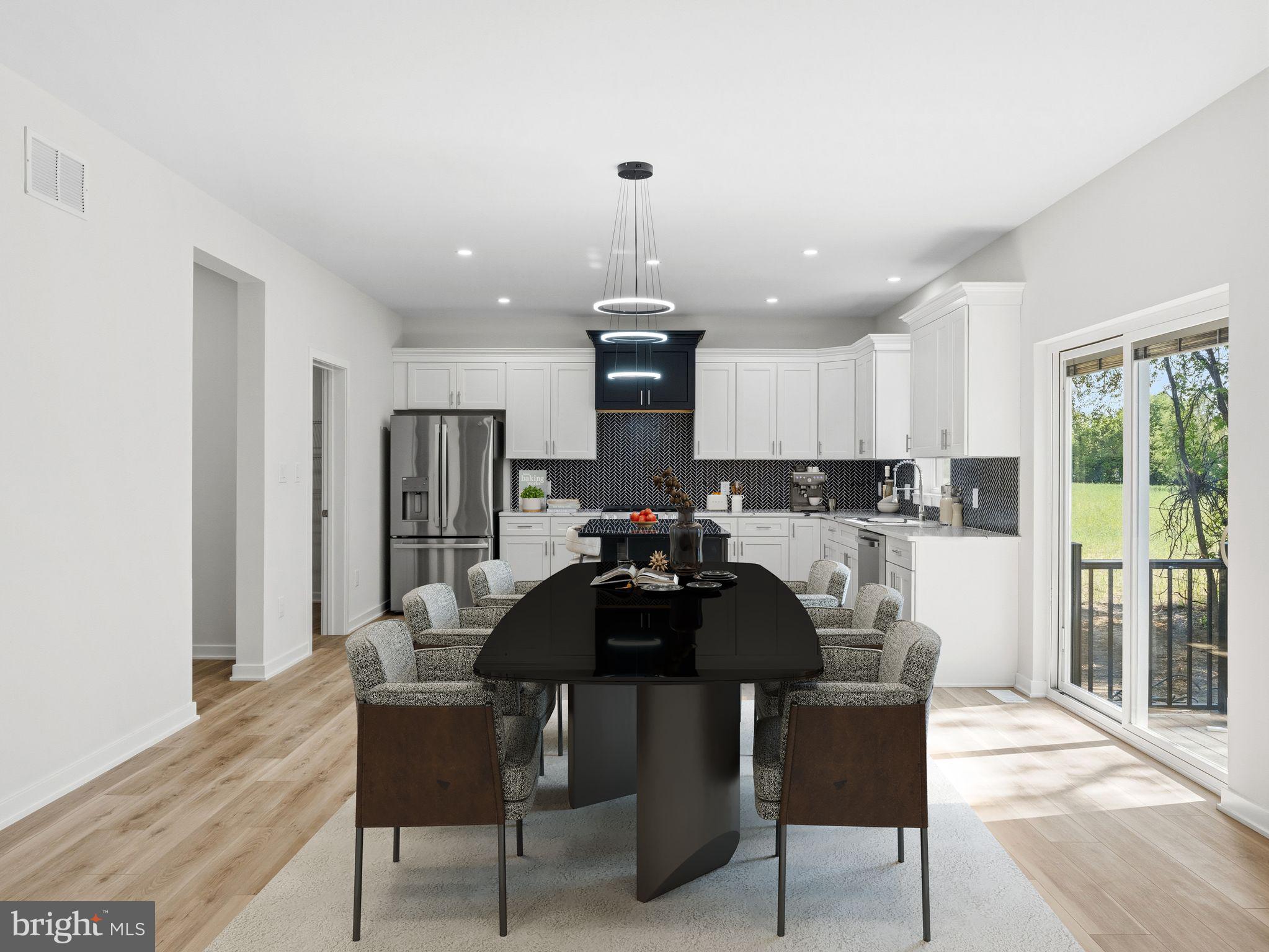 400 Paulsboro Road Swedesboro, NJ 08085 - Photo 13 of 54 Modern kitchen with elegant dining area.