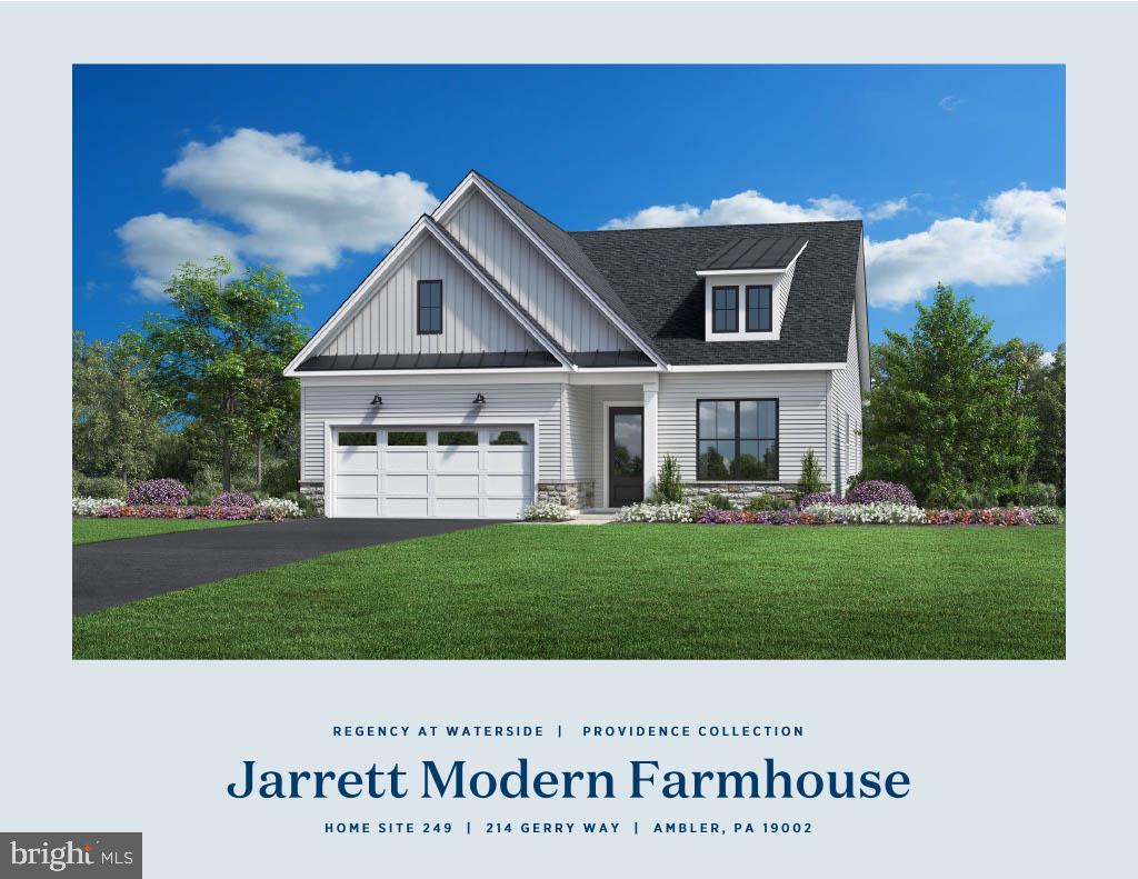 214 Gerry Way, Unit 249 Ambler, PA 19002 - Photo 1 of 10 a view of a house with a big yard and a garden