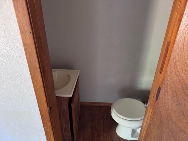 1343 Hillard Street Paris, TX 75460 - Photo 3 of 10 Bathroom featuring vanity and wood finished floors