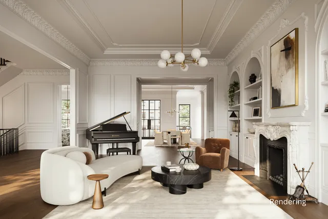 a front view of a building