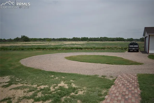 a view of a lake with outdoor space