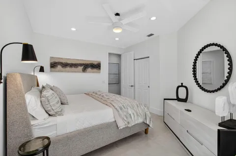 a close view of a dresser