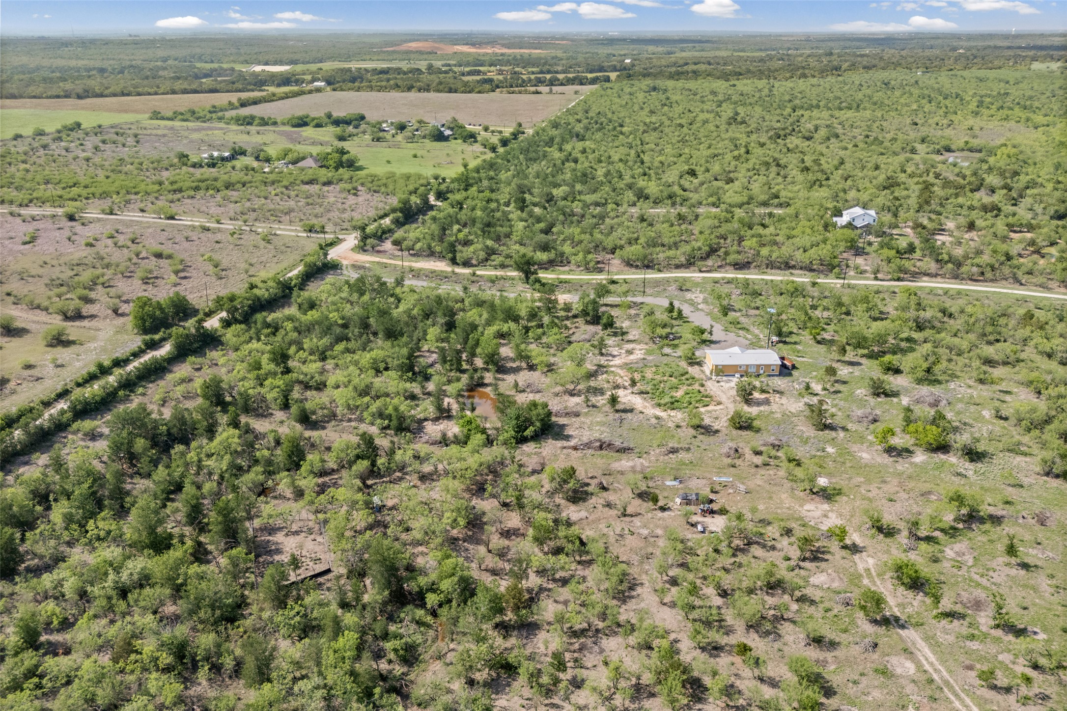 3882 Dry Creek Road Lockhart, TX 78644 - Photo 24 of 34 Expansive rural acreage featuring diverse tree coverage and open clearings