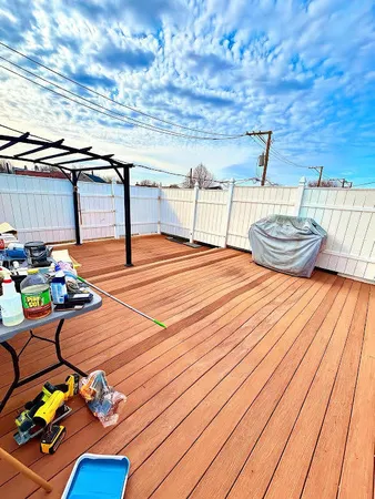 a outdoor view with sitting space